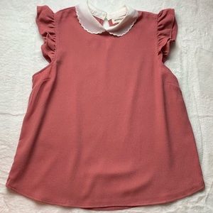 Salmon/Mauve colored Monteau Los Angeles top- L